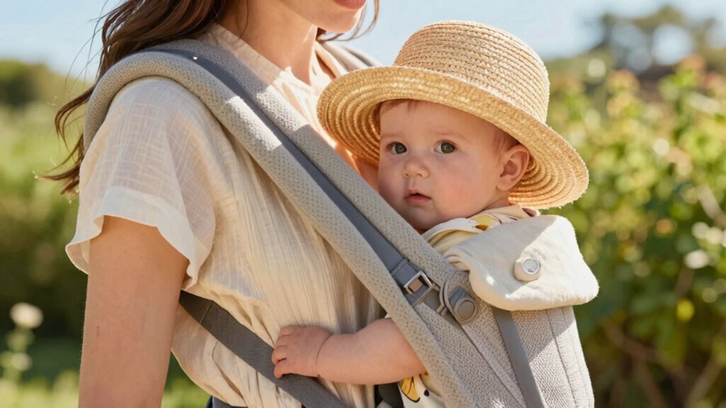 summer babywearing safety