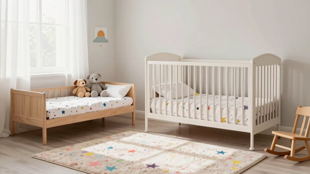 transitioning smoothly to toddler bed