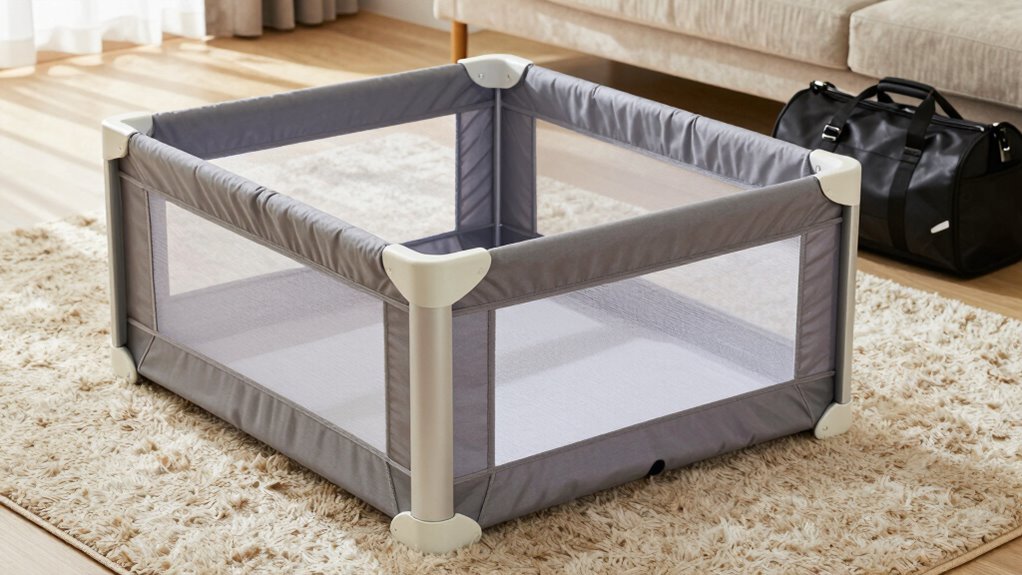 travel friendly playard size