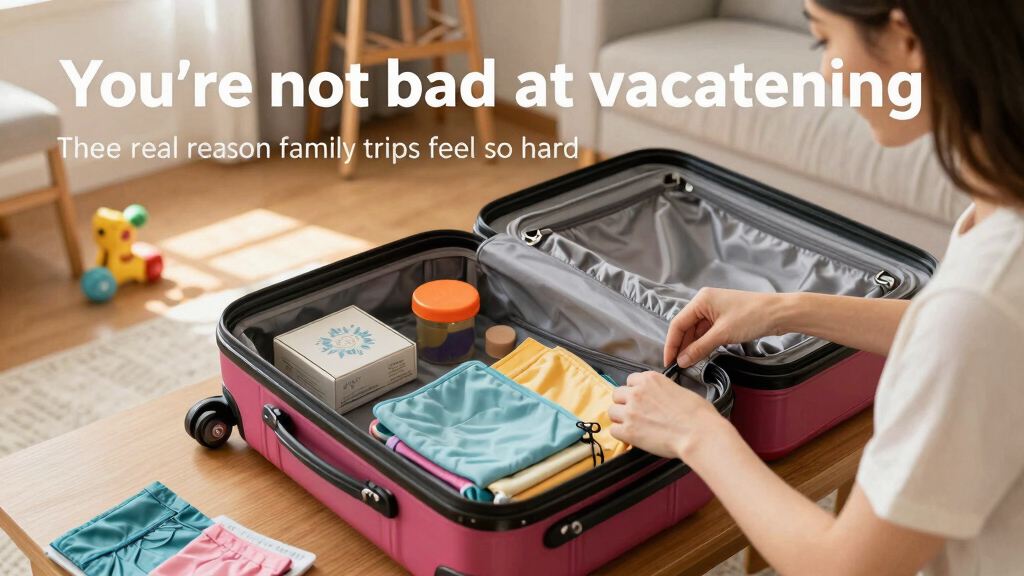 You’re not bad at vacationing. Here’s the real reason family trips feel so hard.