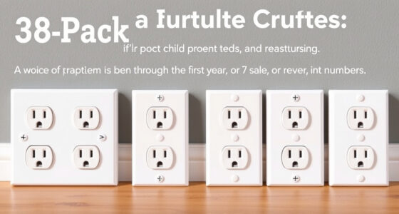 Outlet Covers 38-Pack Review: Babyproofing Basics for September